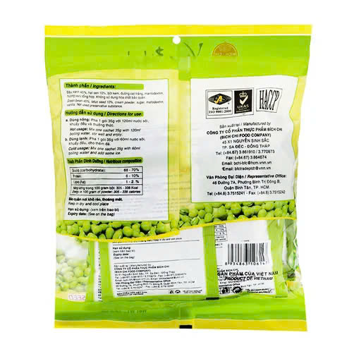 Bột Đậu Xanh Hạt Sen Bích Chi 350g 06147