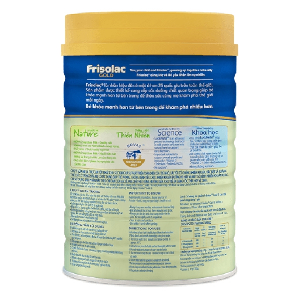 Sữa bột Friso Gold 2 Lon 850g