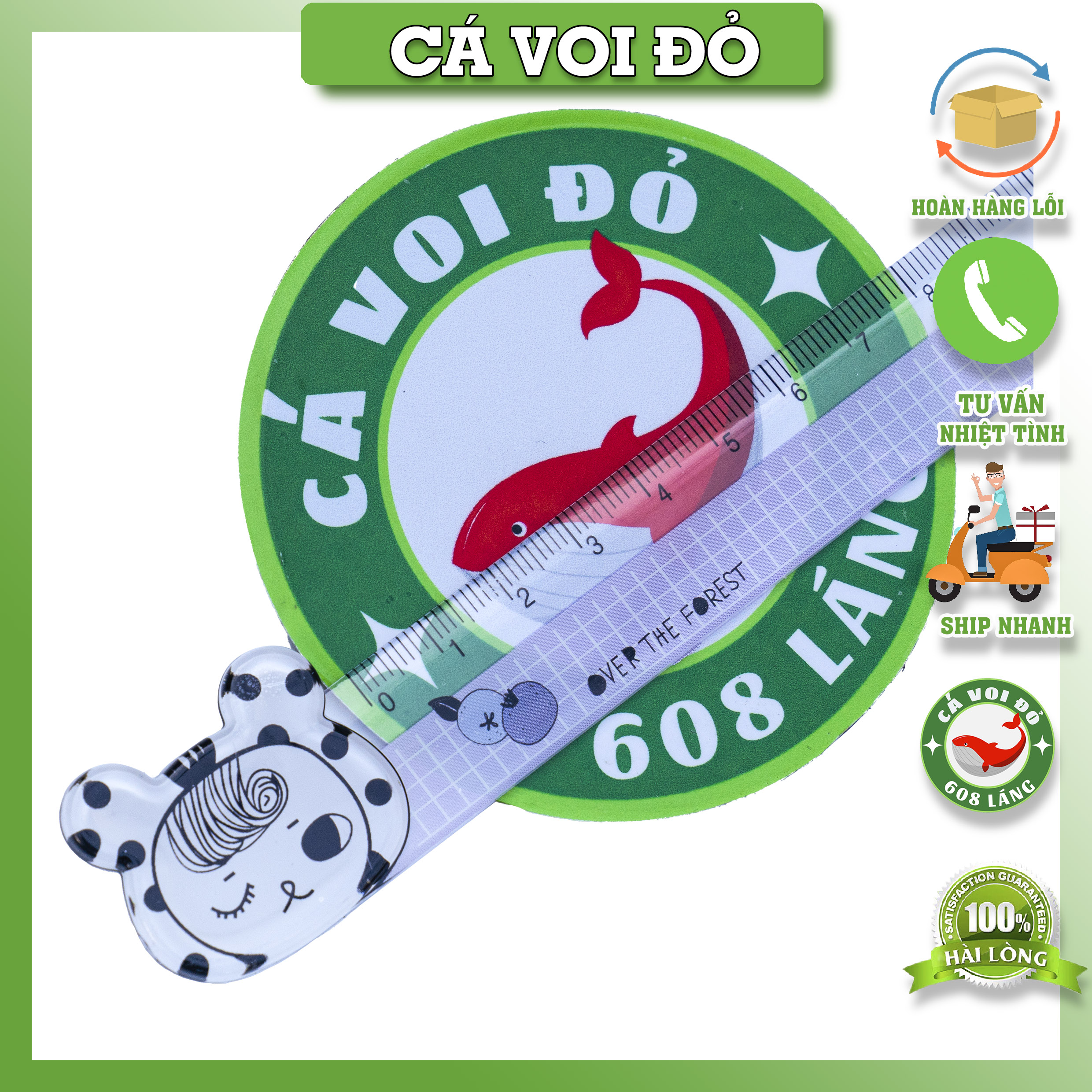 Thước kẻ hoạt hình cute 15cm ZH-708