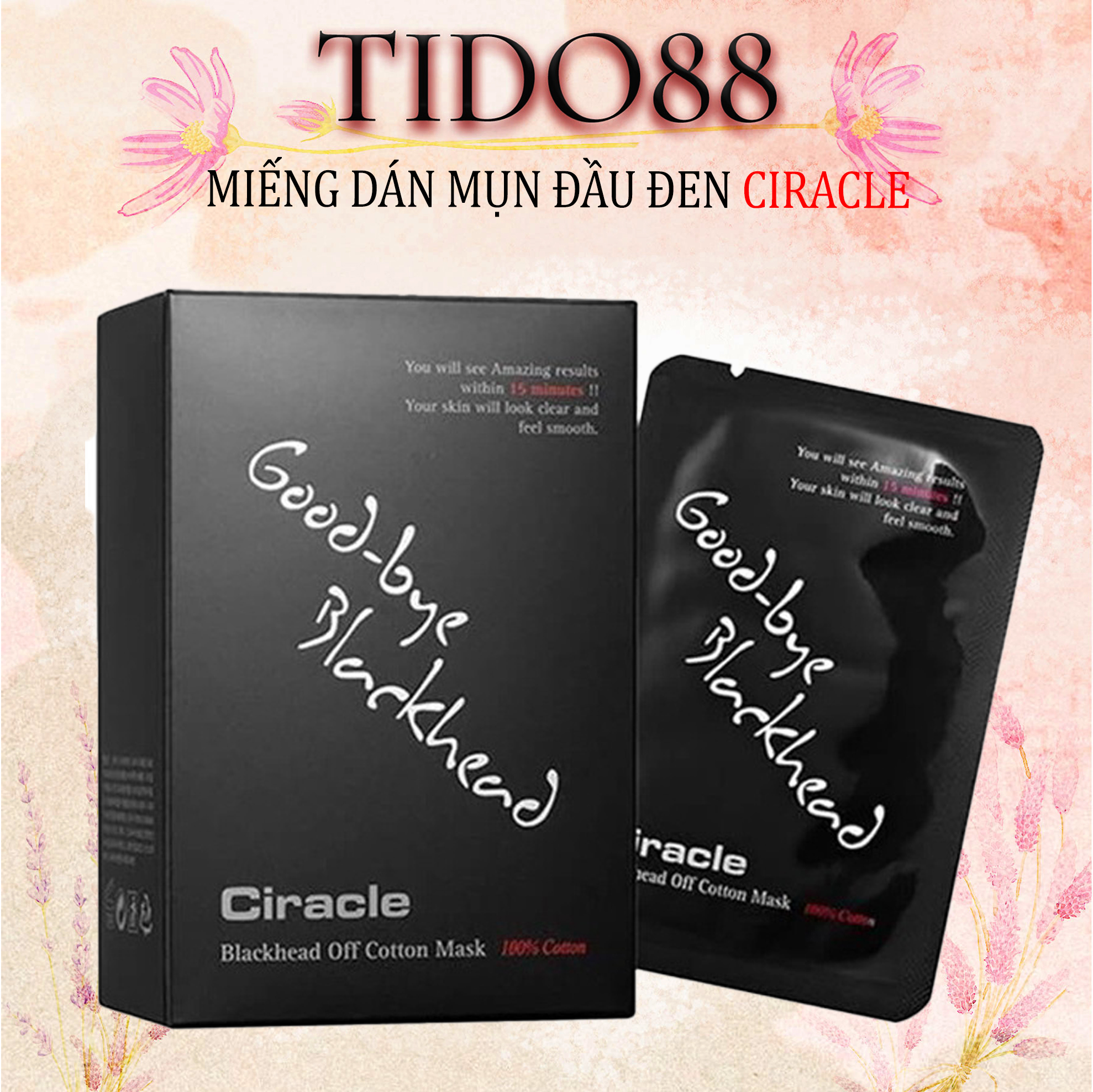 Miếng dán mụn đầu đen Ciracle GOODBYE BLACKHEAD 5ml NPP Tido88