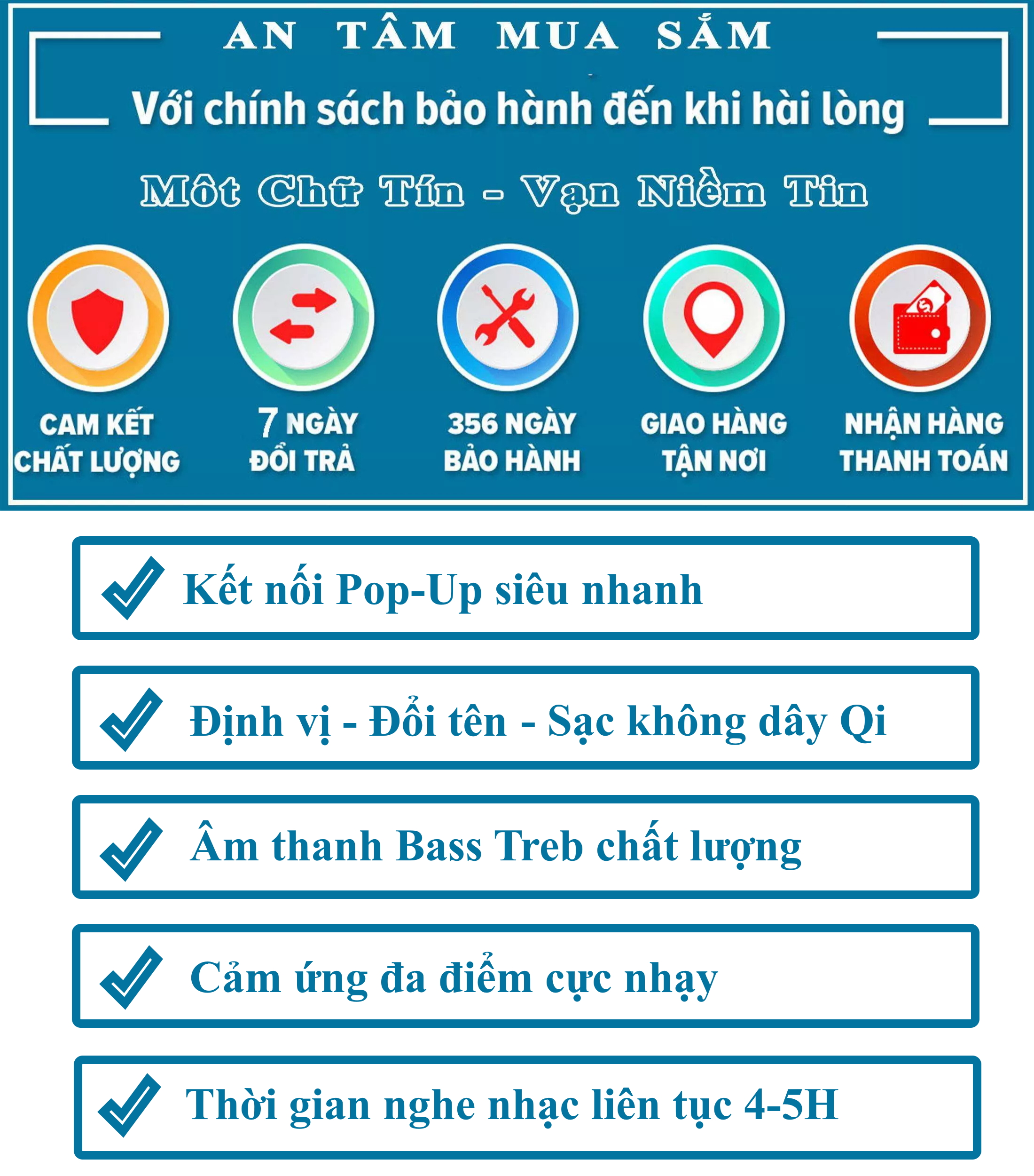Tai Nghe Bluetooth APOD 2 TWS Tai nghe Cho Mọi Máy True Wireless Không Dây Nhét Tai Thiết Kế Thời Trang Năng Động - Sử Dụng Cảm Ứng Đổi Tên Định Vị Chuyển Bài Siri