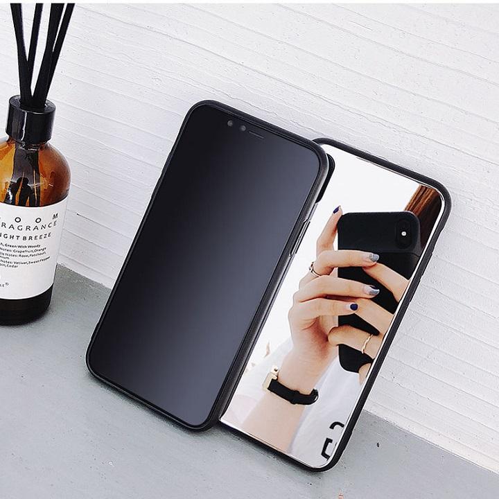 Ốp Lưng Iphone 7Plus/8 Plus, Ốp Gương, Viền TPU Dẻo
