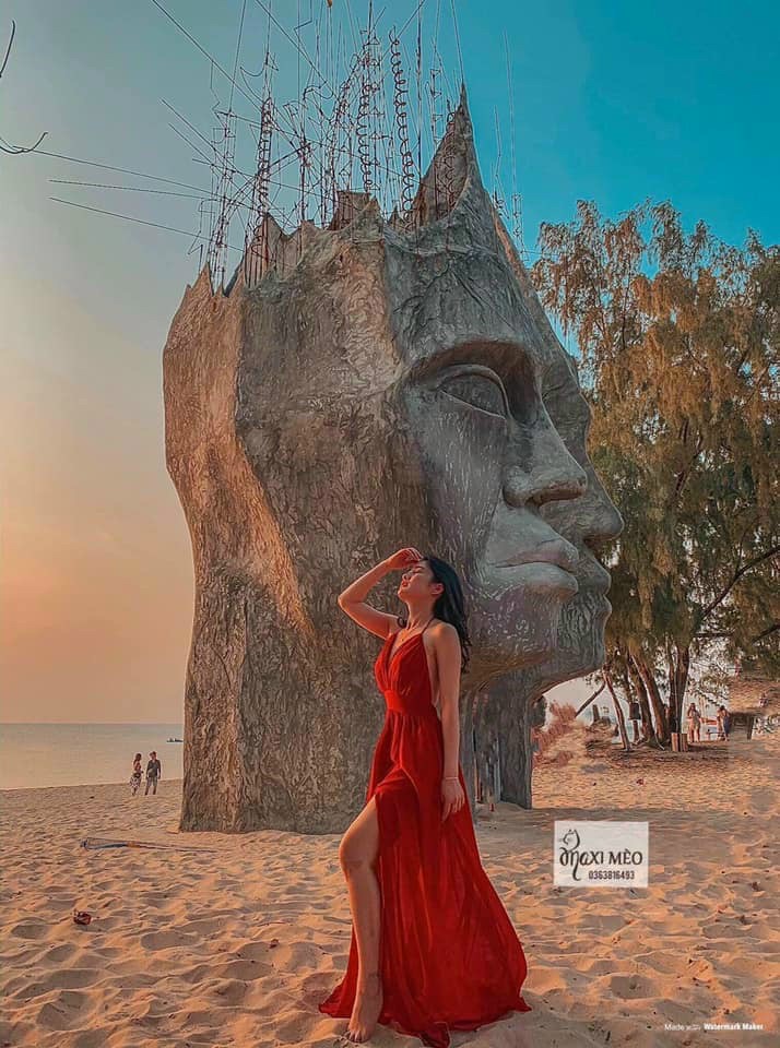 Maxi đan lưng kèm mút-QH#damnu