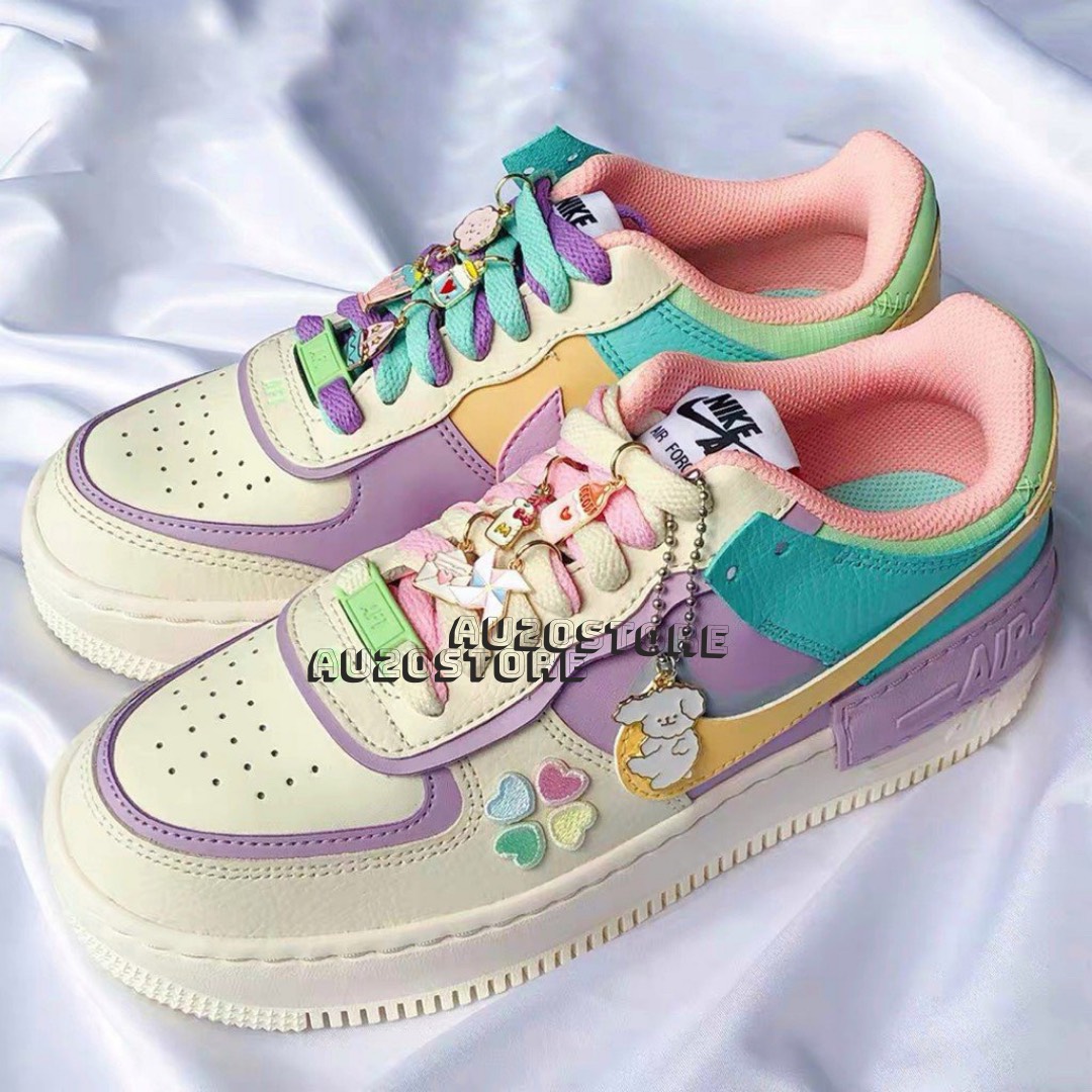 Giày Thể Thao Sneaker Shadow Màu Cầu Vồng