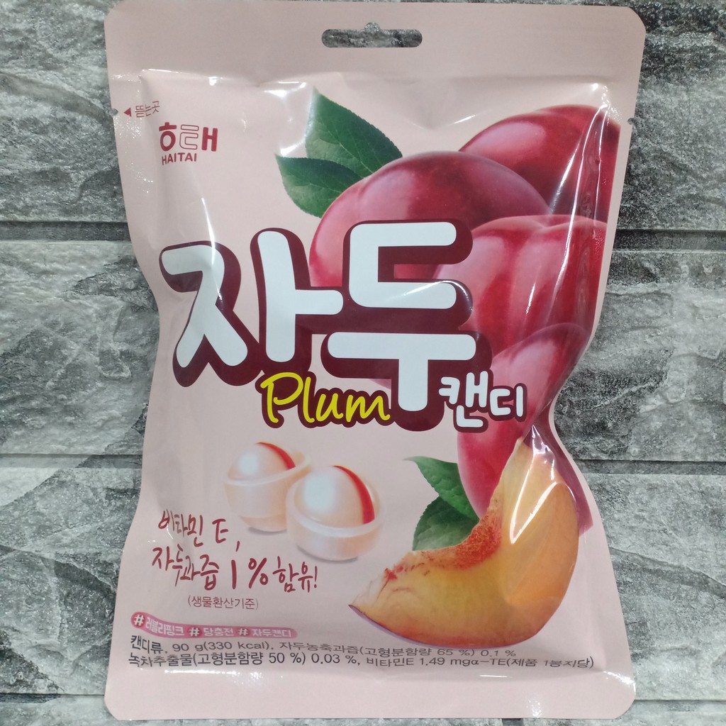 Kẹo mận Haitai Hàn Quốc bịch 90g