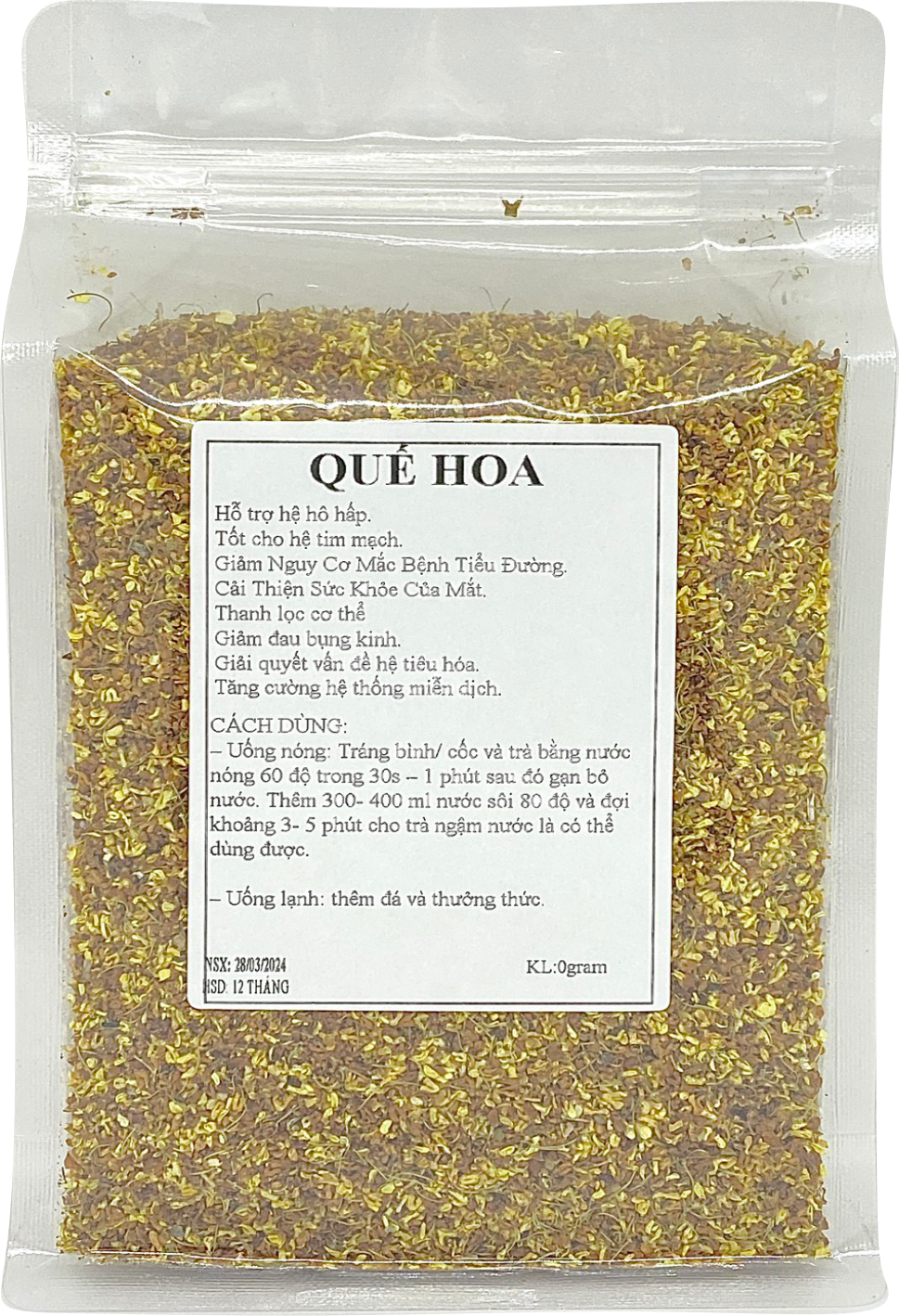Quế Hoa Thượng Hạng 500g (Trà Hoa Quế, Hoa Mộc)-Tiệm Trà Thái Y