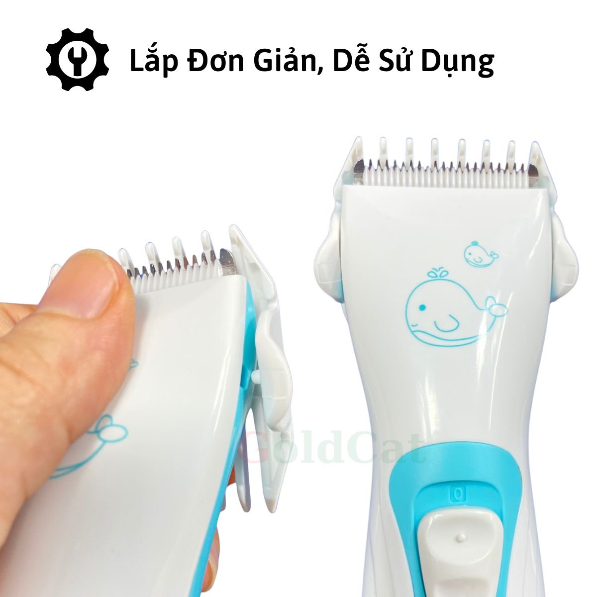 Tông Đơ Cắt Tóc Cho Bé GoldCat