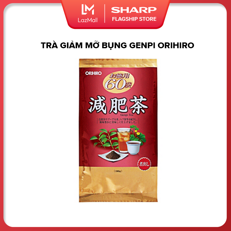 [QUÀ TẶNG KHÔNG BÁN] Trà giảm mỡ bụng Genpi Orihiro 60 gói