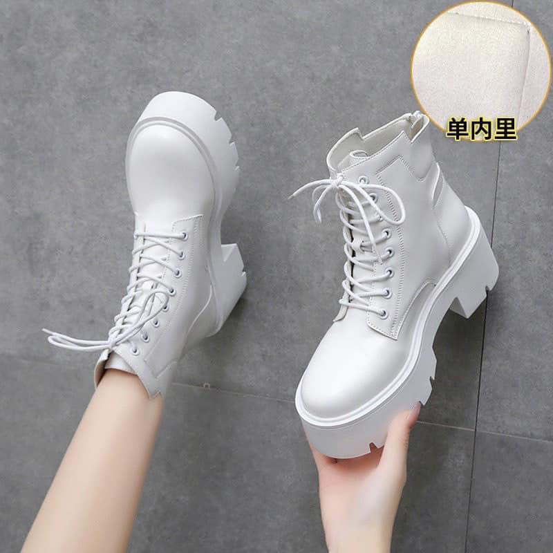 Bốt chiến binh buộc dây đế cao 7P Siêu chất (MãA91)