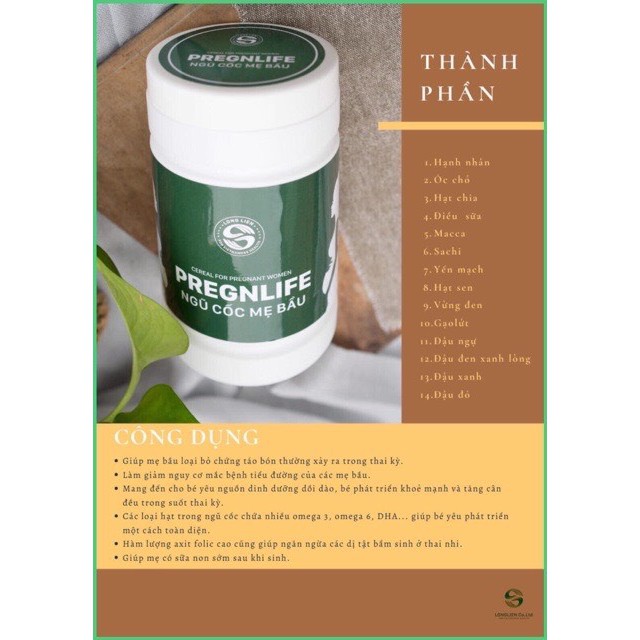 BỘT MẦM NGŨ CỐC CAO CẤP GRAINLIFE
