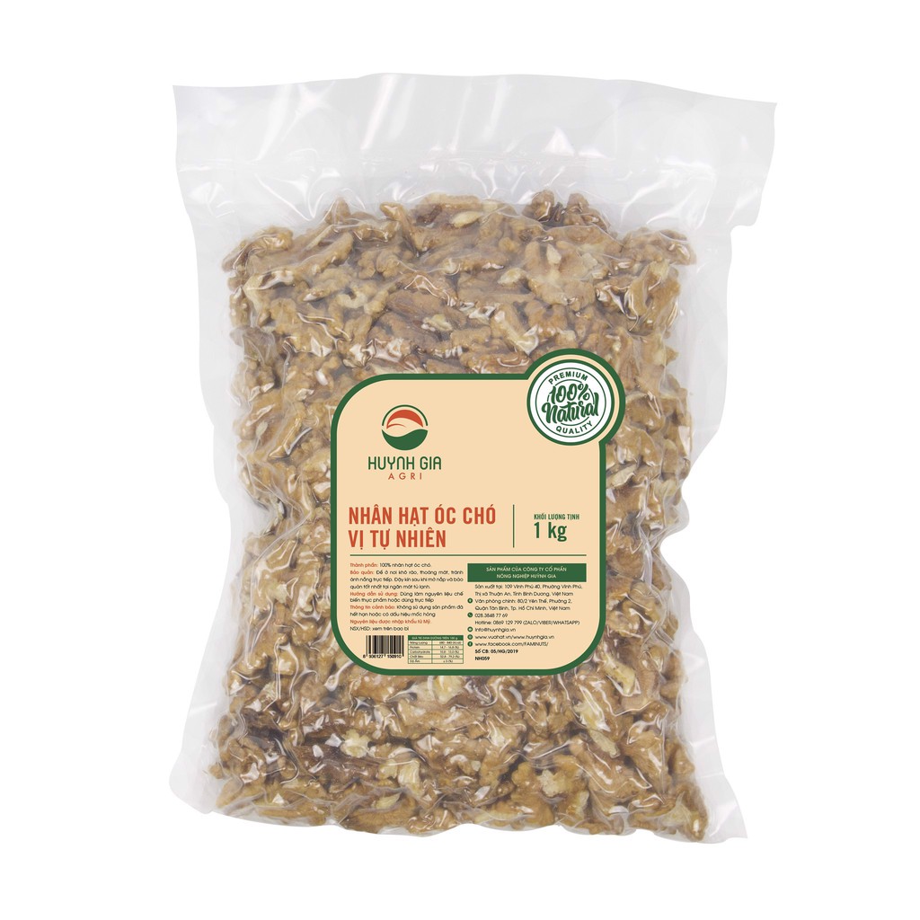 Nhân hạt óc chó Mỹ tách vỏ sẵn [500g]