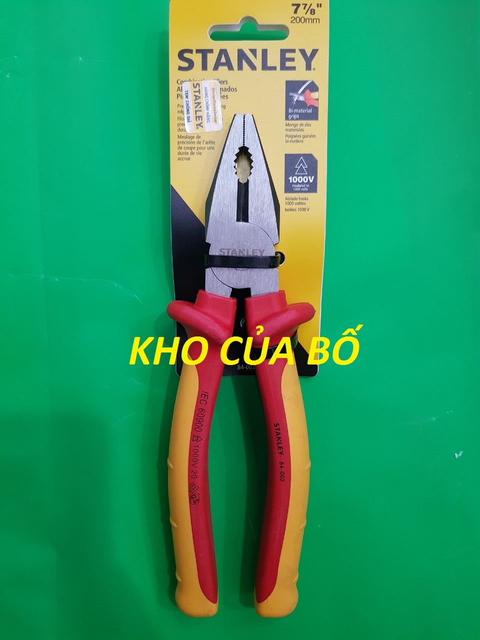 Kìm Răng Chuyên Dùng 8In-200Mm, Cao Cấp Cách Điện 1000V Stanley 84-002