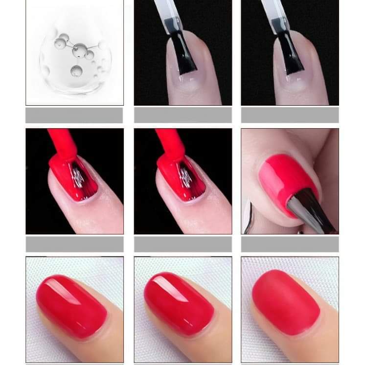 Bộ chai 3 liên kết + Top + Cứng móng hoa hồng