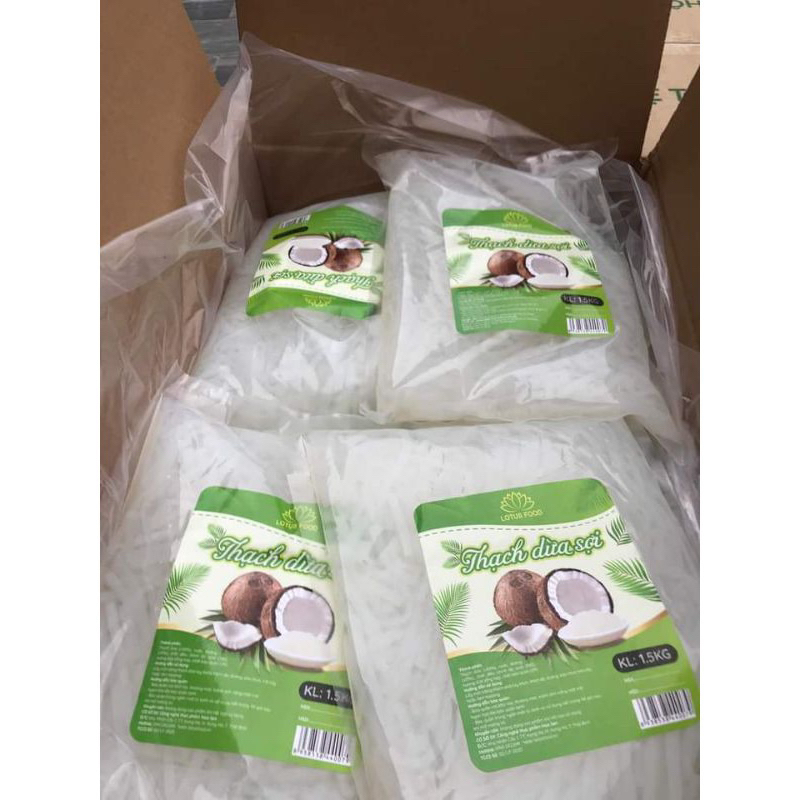 Thạch Dừa Sợi Lotus food - bịch 1.5kg
