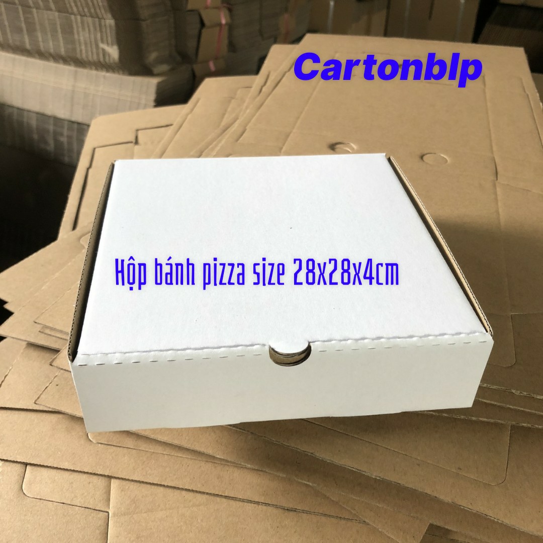COMBO 10 Hộp đựng bánh pizza size 28x28x4cm