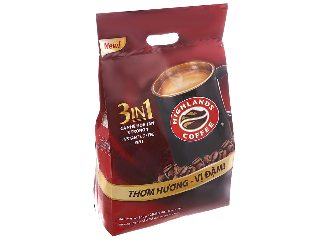 Cà phê sữa Highlands 3 in 1 850g