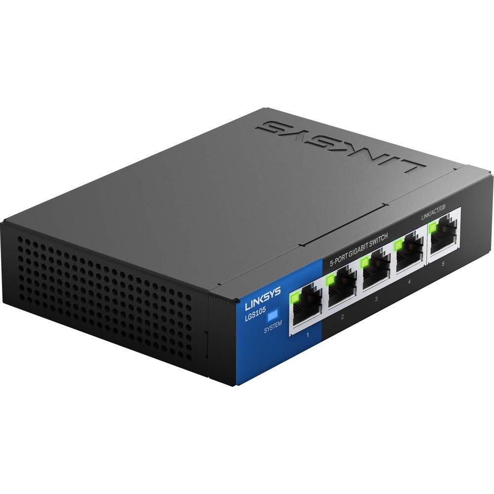 (BẢO HÀNH CHÍNH HÃNG 1 ĐỔI 1 TRONG VÒNG 3 NĂM) Bộ chia tín hiệu 5 cổng Gigabit LinkSys LGS105