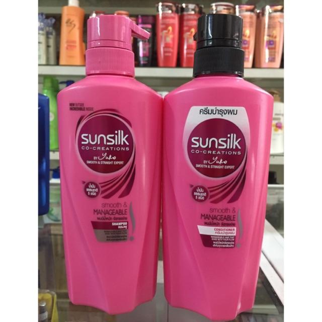 Dầu Xả Sunsilk Phục Hồi Hư Tổn  Thái Lan (Màu Hồng)