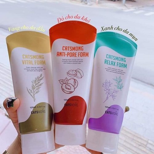 SỮA RỬA MẶT HÀN QUỐC CATSMONG 120ml