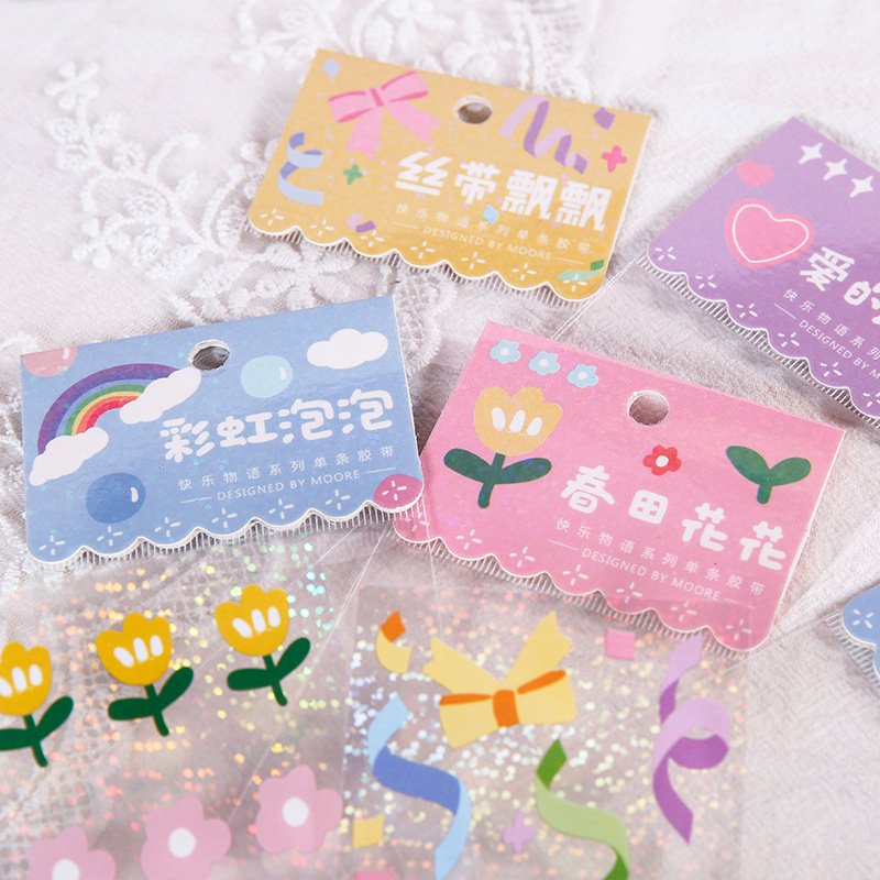[HCM]1 tấm sticker dài dễ thương trang trí đa dụng (Hàng có sẵn)