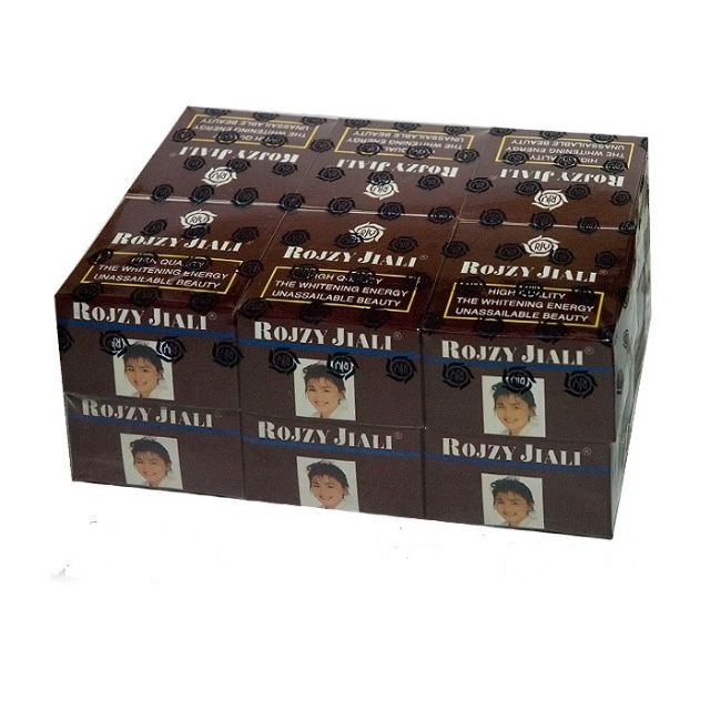 Kem dưỡng trắng da rojzy jiali bông hồng nâu - 1 lố 12 hũ