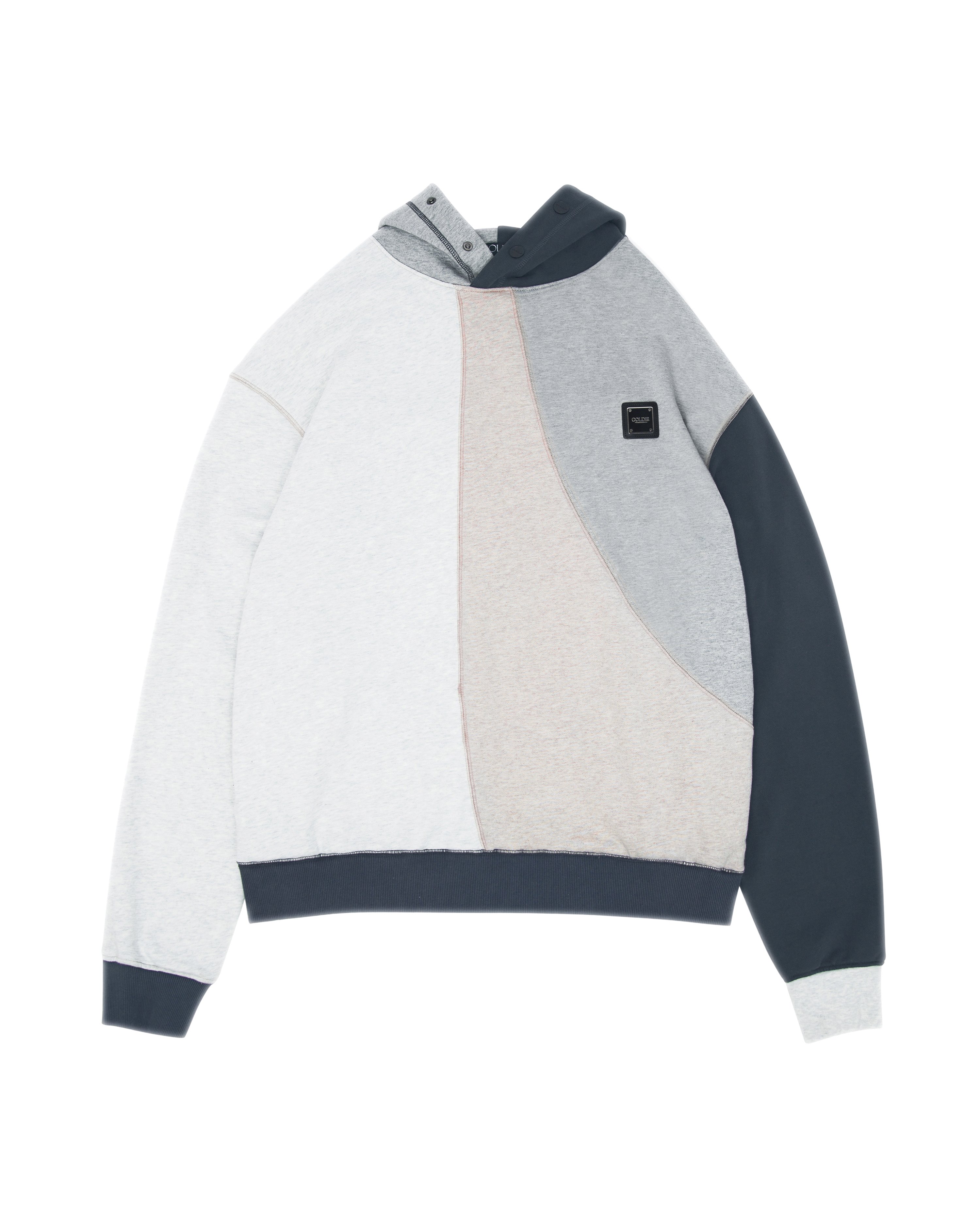 MULTICOLOR PANELED HOODIE