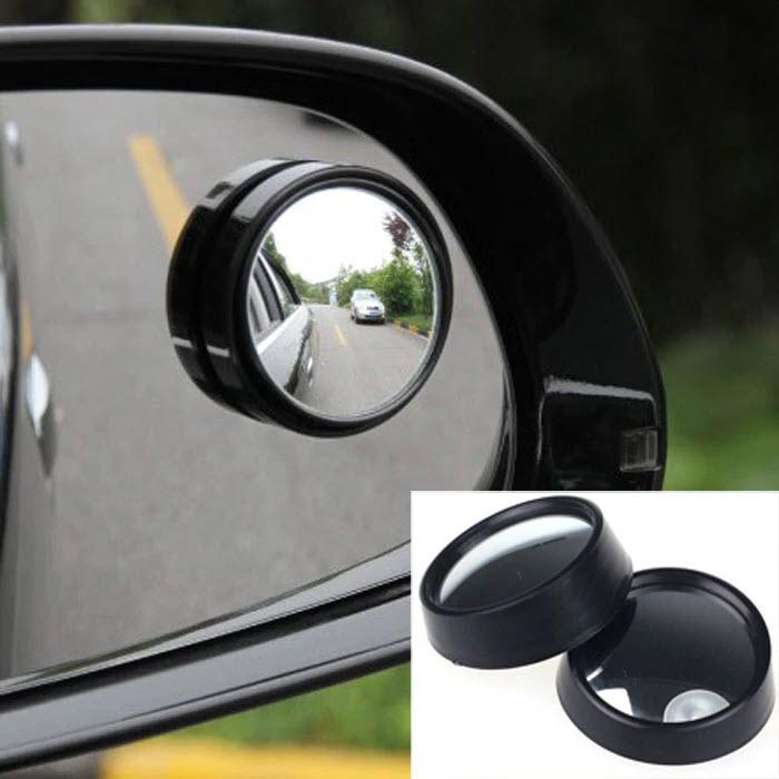 Bộ 2 gương cầu lồi chiếu hậu xóa điểm mù xe hơi 360 độ