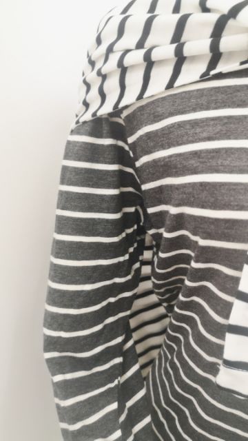 Áo thun sọc tay dài cotton  ( clearance )
