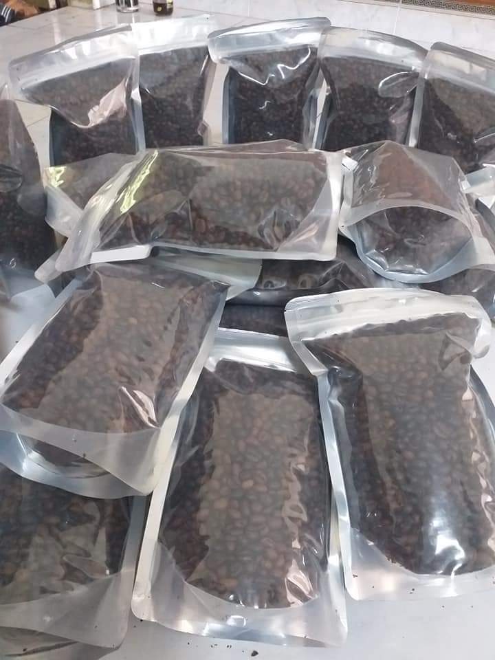 cà phê mộc rubusta + arabica Lâm Đồng cà phê pha phin 500g