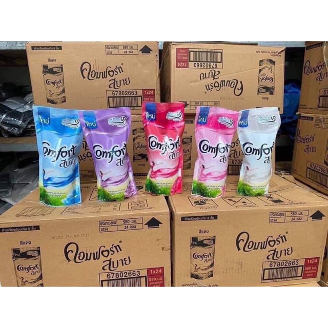Nước xả vải comfort Thái Lan 580ml/ túi