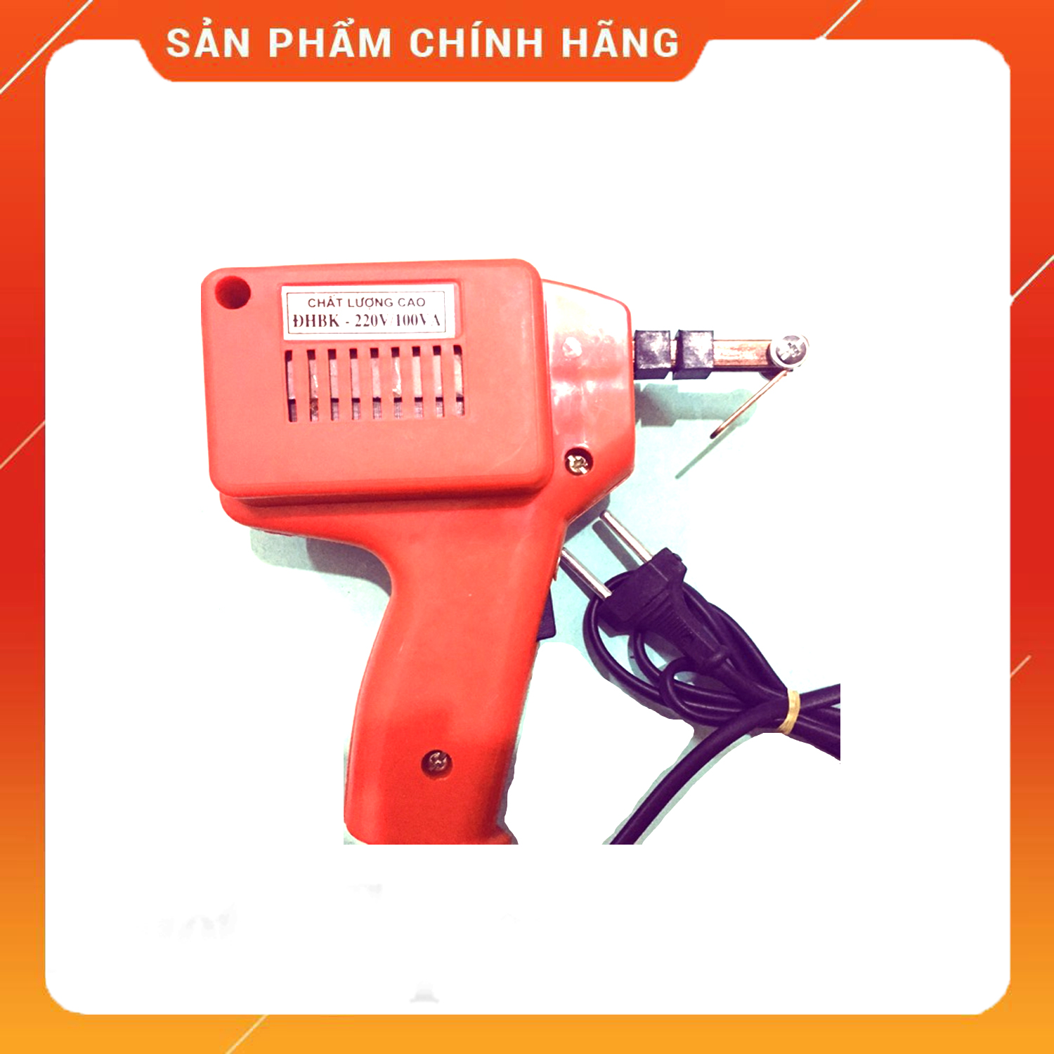 Mỏ Hàn Xung 220V-100W Bách Khoa Chuẩn ( Tặng 01 thiếc OK 100g, 01 hộp nhựa thông, 03 mũi hàn xung )
