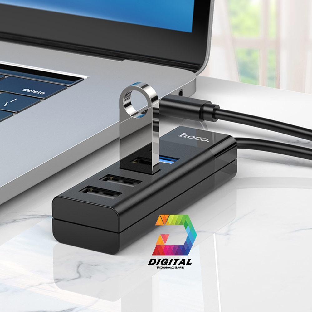 Bộ Chia Cổng USB 2.0, USB 3.0 Hoco HB25 Chính Hãng