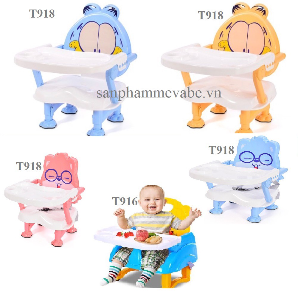 Ghế ăn dặm cho bé - Có dây bảo hiểm