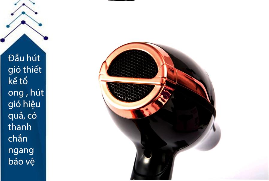 Máy Sấy Tóc Sonax Pro 3 mức nhiệt, có SẤY ION (TẶNG 1 Lược chải tạo kiểu tóc, gỡ rối tóc)