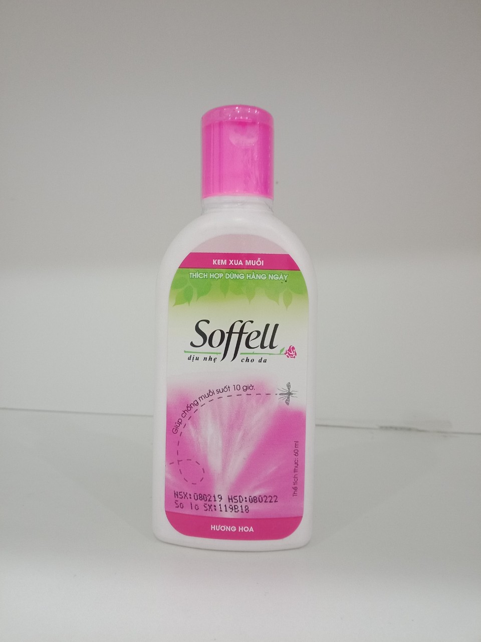 Kem xua muỗi Soffel hương hoa 60ml