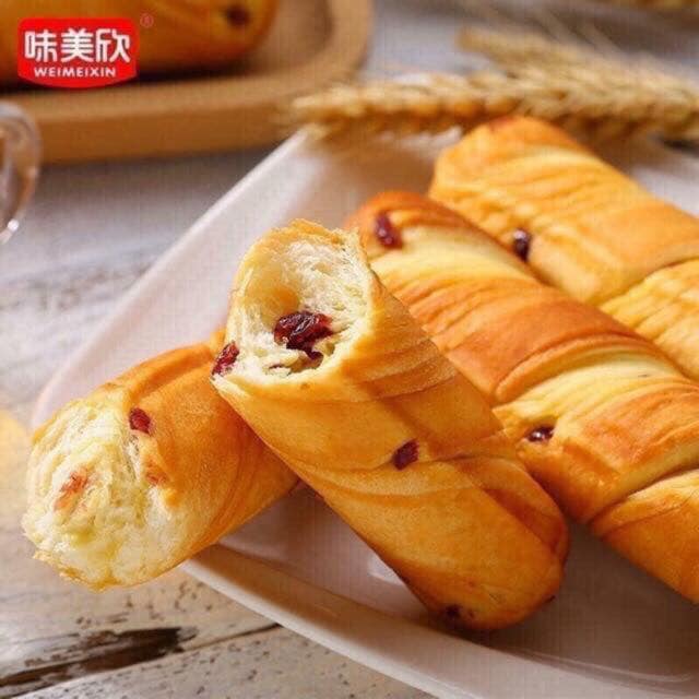[Hoàn tiền 10%] { thùng mix 2 vị 1kg } Bánh mì que ngàn lớp Đài Loan