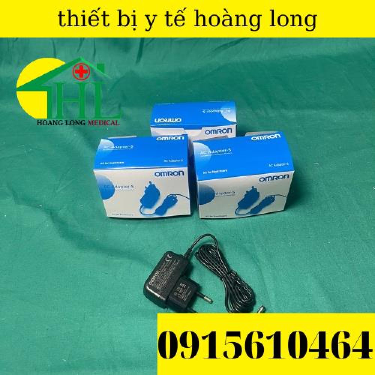 Bộ dây sạc Adapter Omron,Bộ đổi nguồn cắm điện chính hãng huyết áp Omron