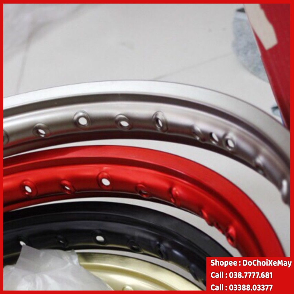 [HCM]Niềng Nhôm Banzai Thailand Cho Mọi Loại Xe Hàng Rất Đẹp - Đỏ