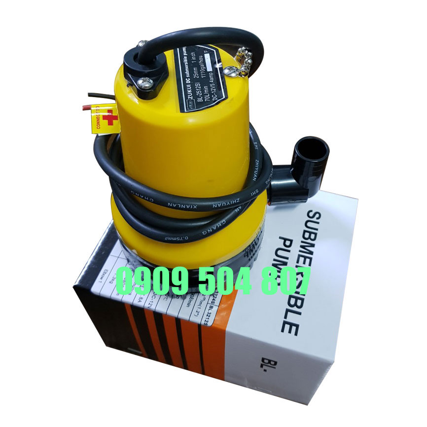 [HCM]Máy bơm chìm mini 12V(bơm thả)