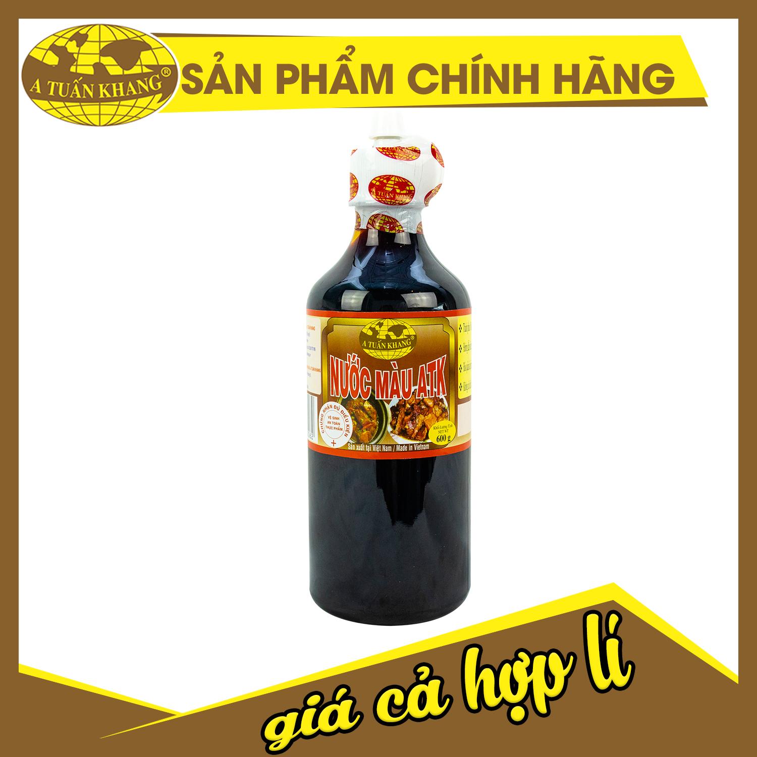 Atk Color Liquid 600g Bottle - Fish Stock Liquid, Marinate Delicious Meat, Rich in Traditional Flavor | A Tuan Khang