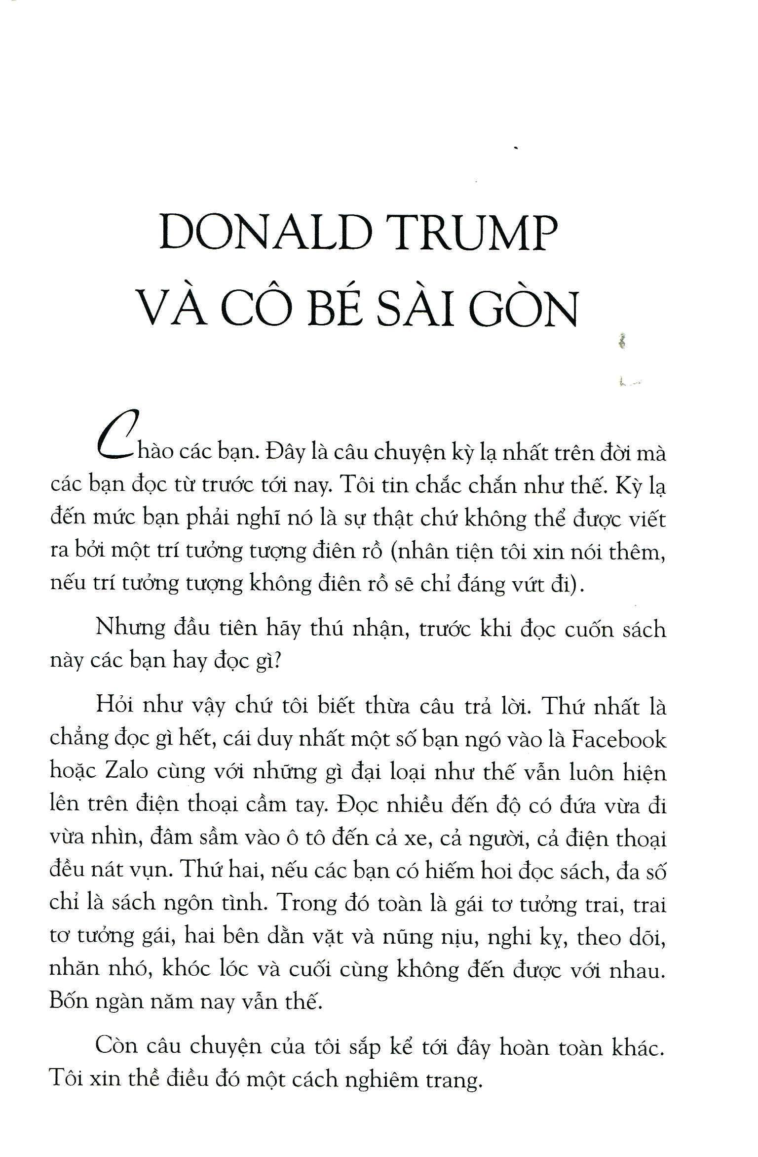 Donald Trump Và Cô Bé Sài Gòn - Lê Hoàng