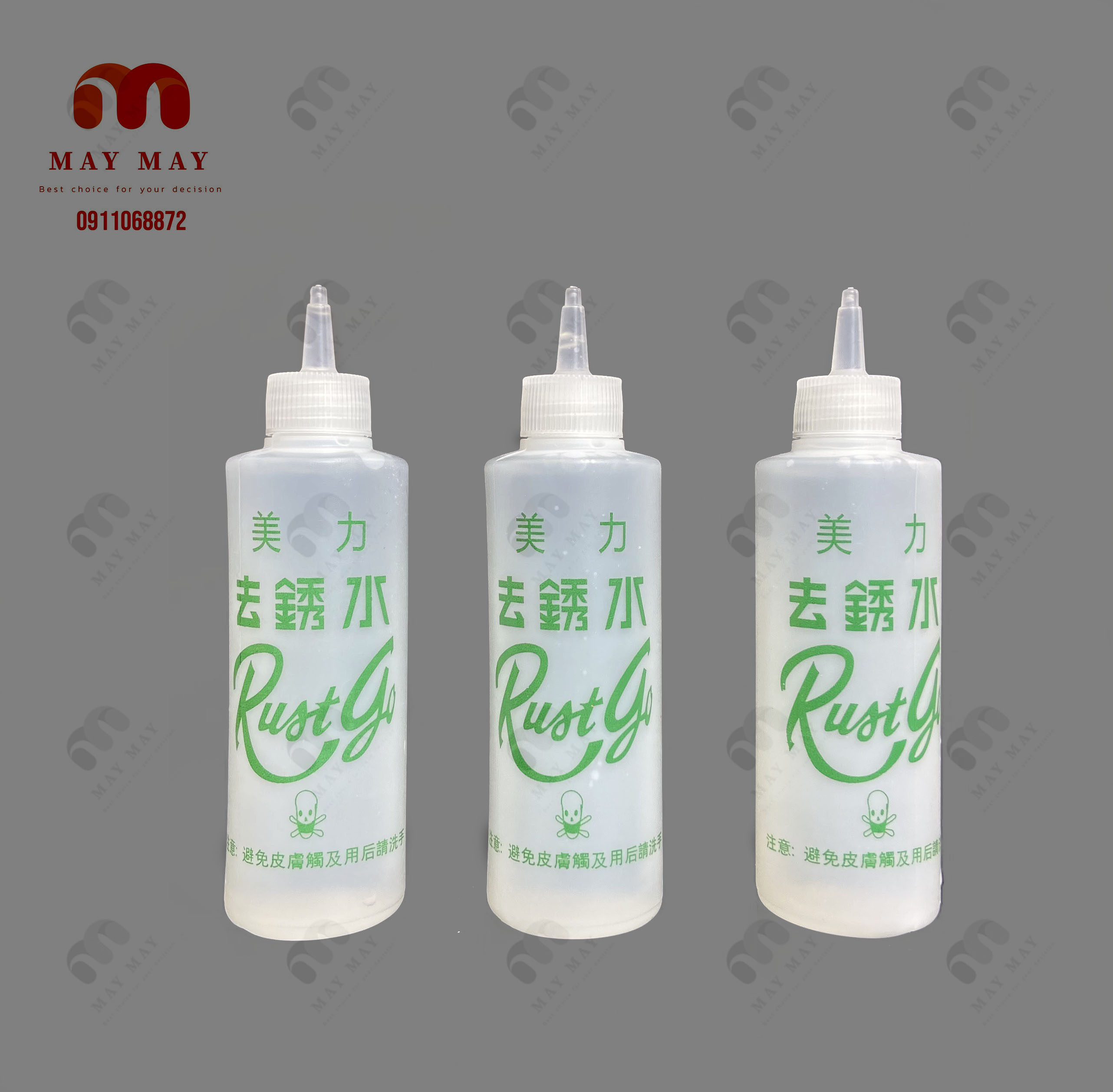 Nước tẩy sét vết ố trên vải > Chai tẩy rỉ sét > Tẩy sét trên vải Rust Go