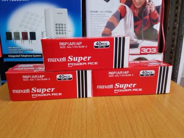 Pin Tiểu 2A Super Maxell (Chính Hãng ) 40 Viên/Hộp