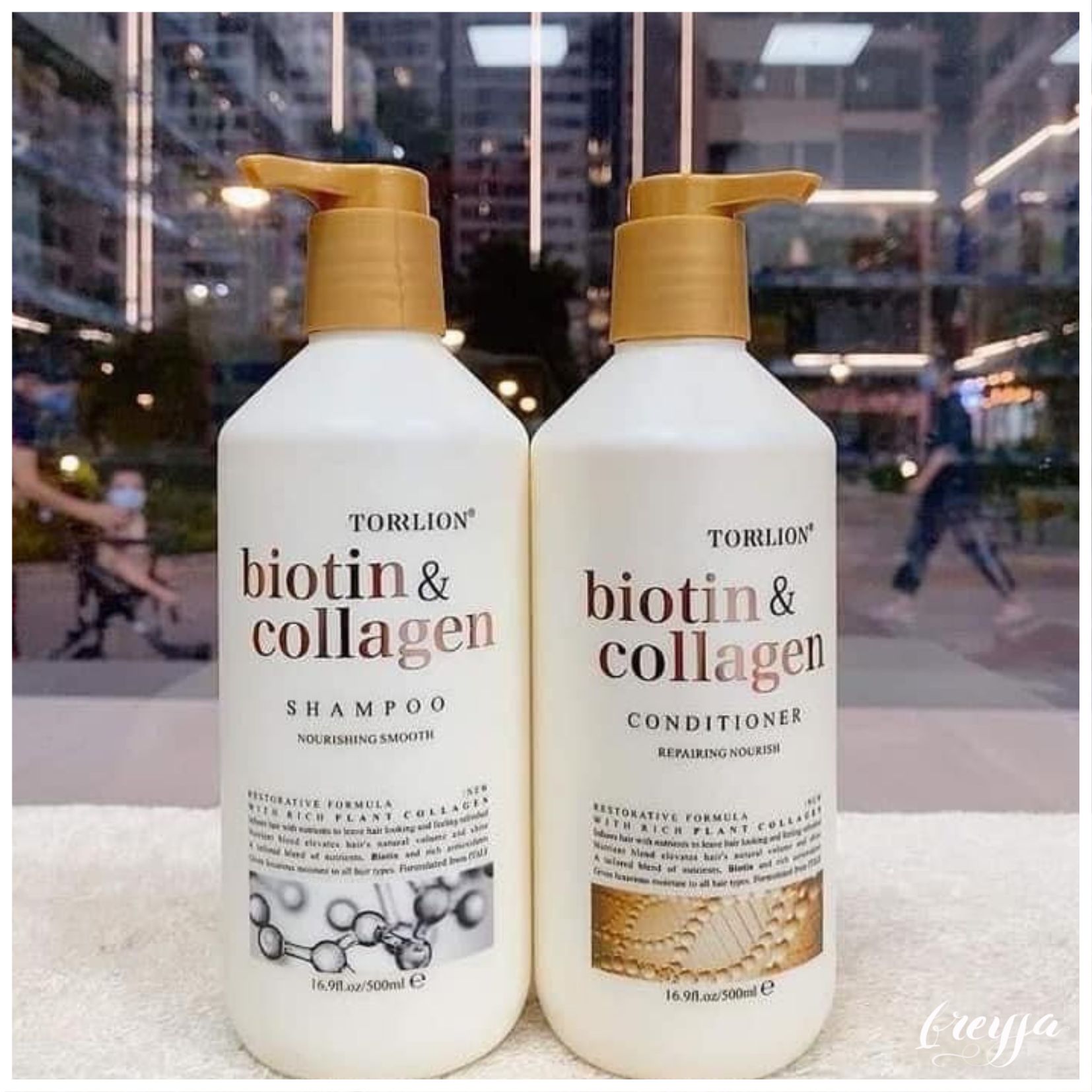 Bộ dầu gội và xả Torrlion Biotin & Collagen
