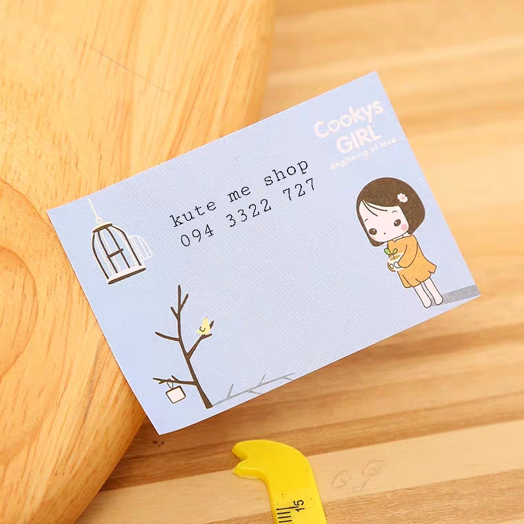 Note chữ nhật nhiều màu - 1 set 3 cái
