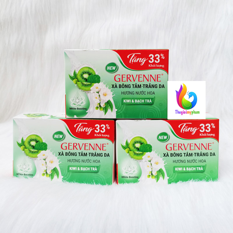 Combo 3 Cục Xà Bông Hương Nước Hoa Gervenne 120g