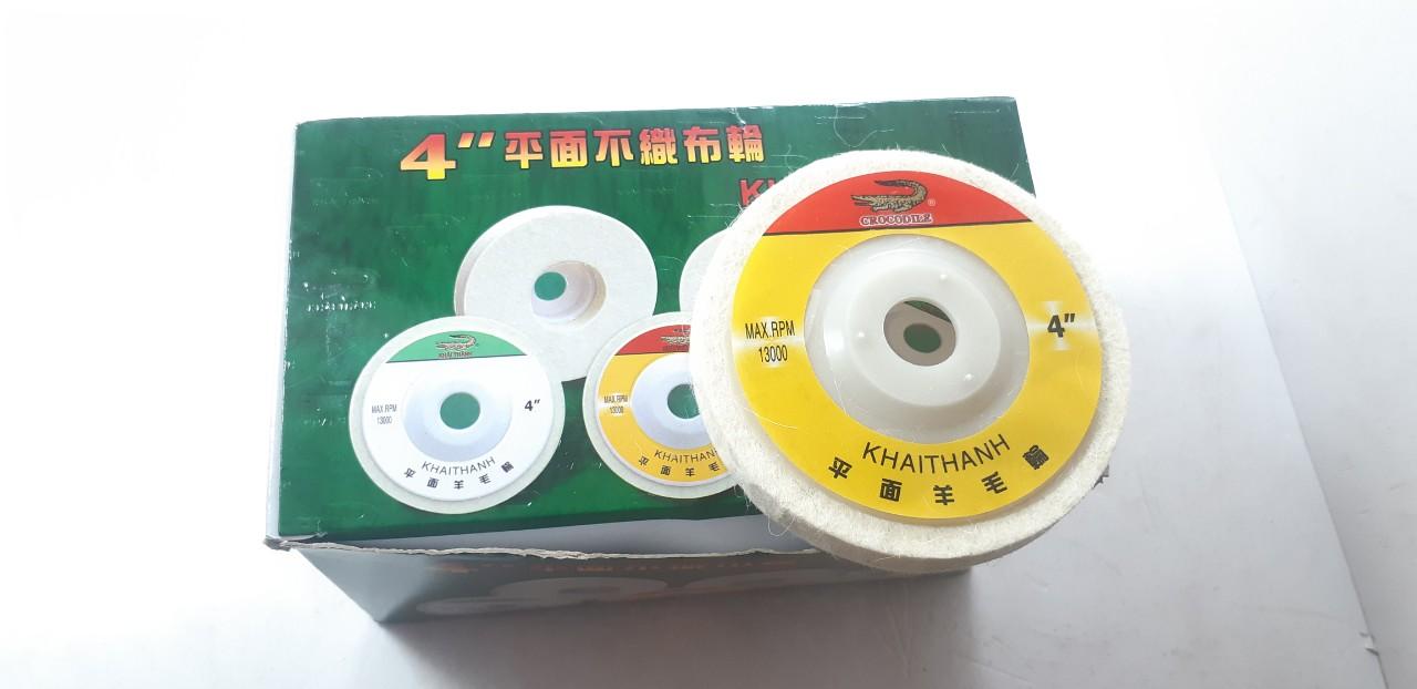 1 Cặp Nỉ trắng Đánh Bóng 4 in