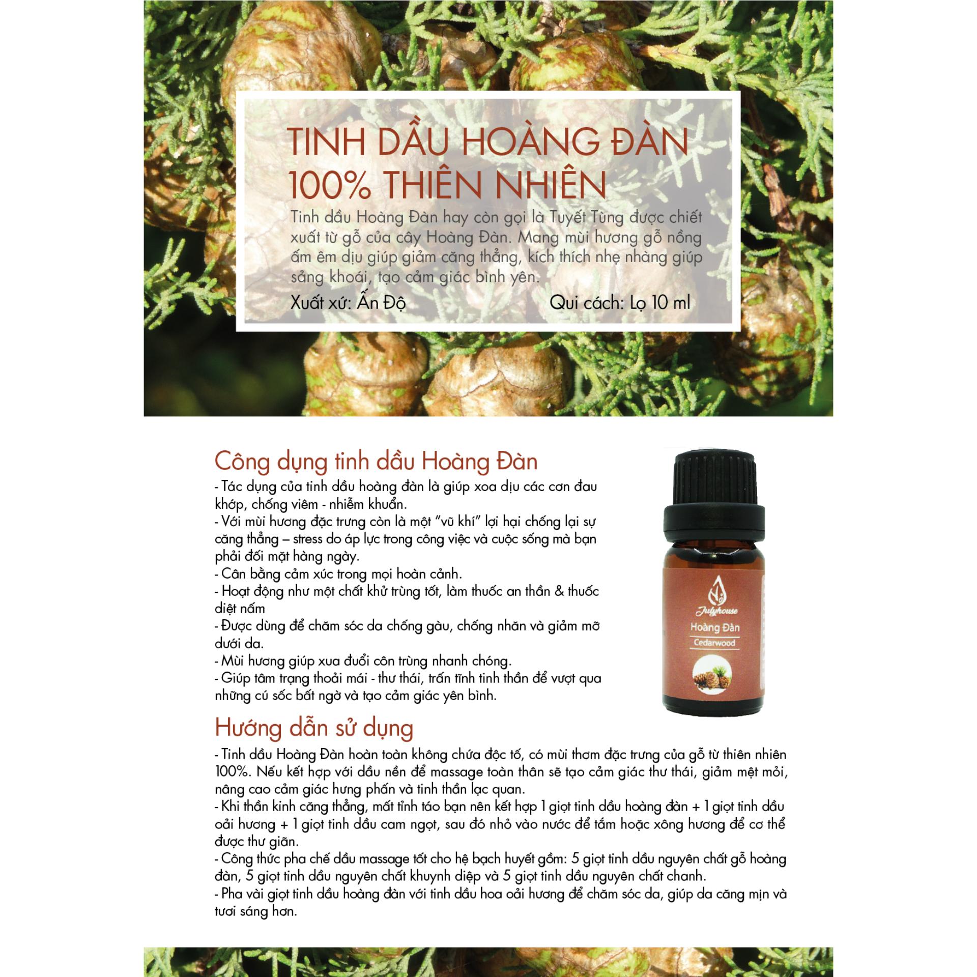 Hoang Dan essential oil 30ml Julyhouse