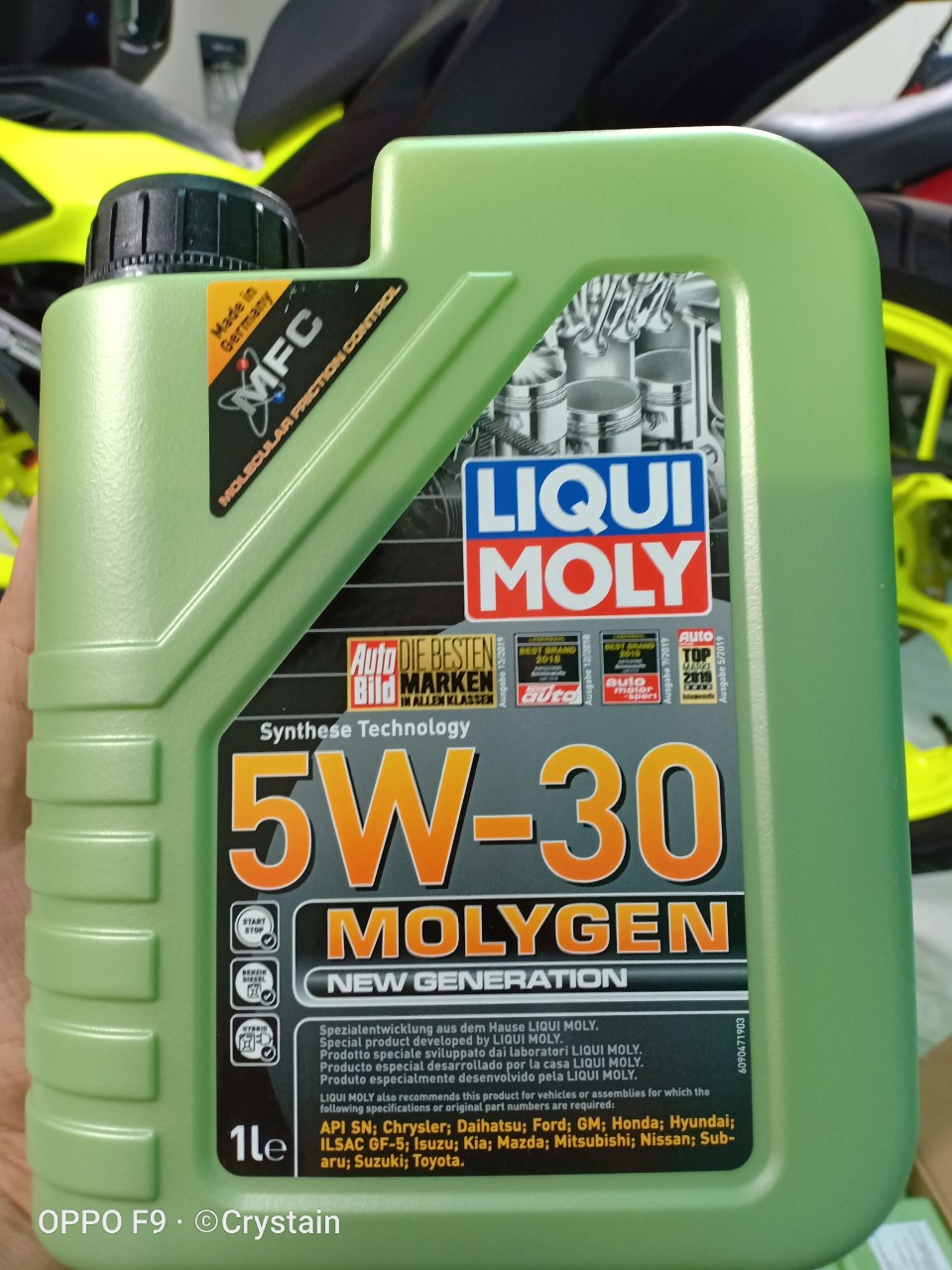 Nhớt Xe Tay Ga Liqui Moly Gen 5W-30 ( 800ml Chiết Lẻ  ) tổng hợp  Cao Cấp