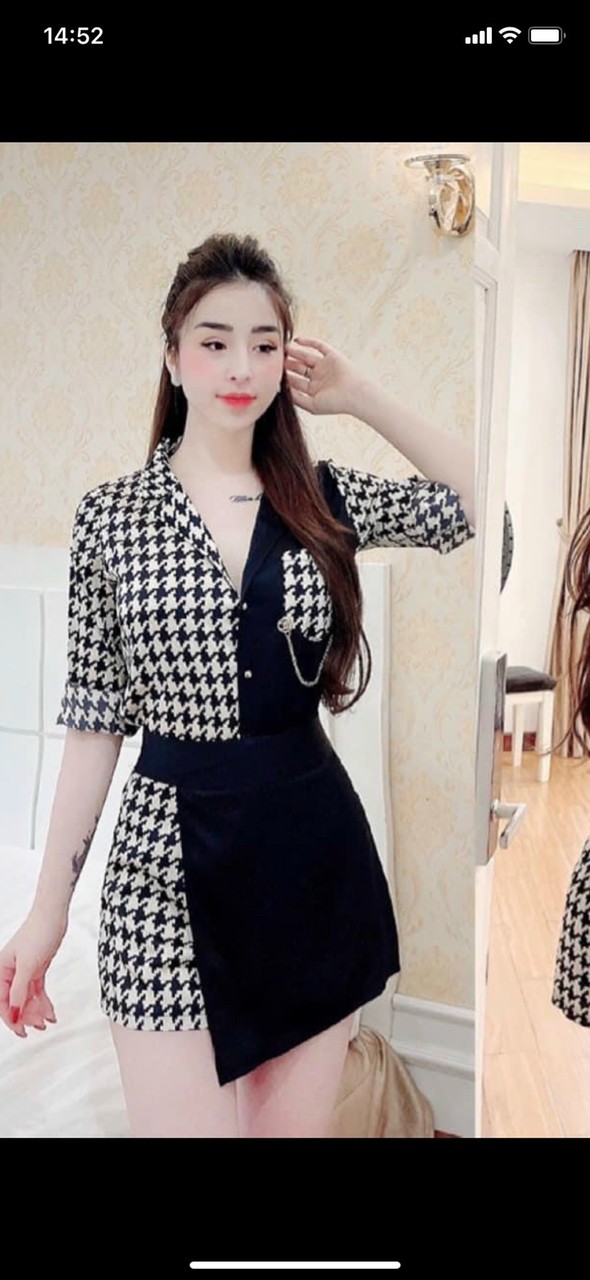 SÉT BỘ CARÔ QUẦN GIẢ VÁY THỜI TRANG